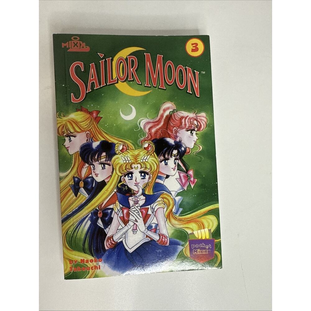 Sailor Moon Vol. 3 by Naoko Takeuchi- OOP English Manga Pocket Edition Mixx 1999